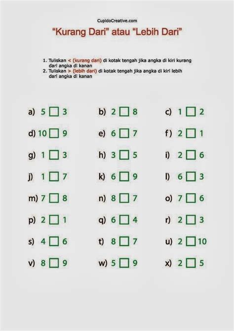 Soal Soal Anak Tk Sinau