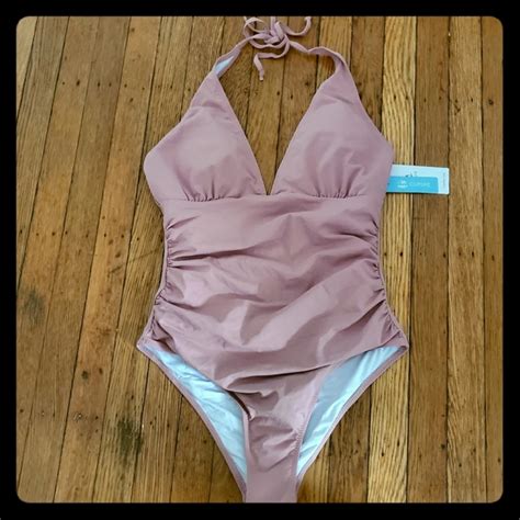 Cupshe Swim Brand New Cupshe One Piece Nude Pink Swimsuit Poshmark