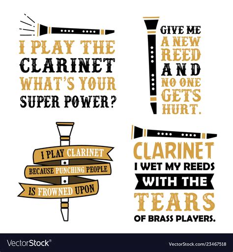 Funny Clarinet Slogans