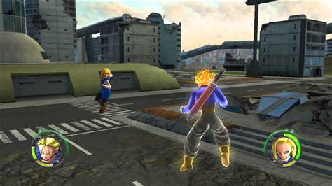 Dragon Ball Raging Blast 2 Future Trunks Ss Vs Android 18 And Android