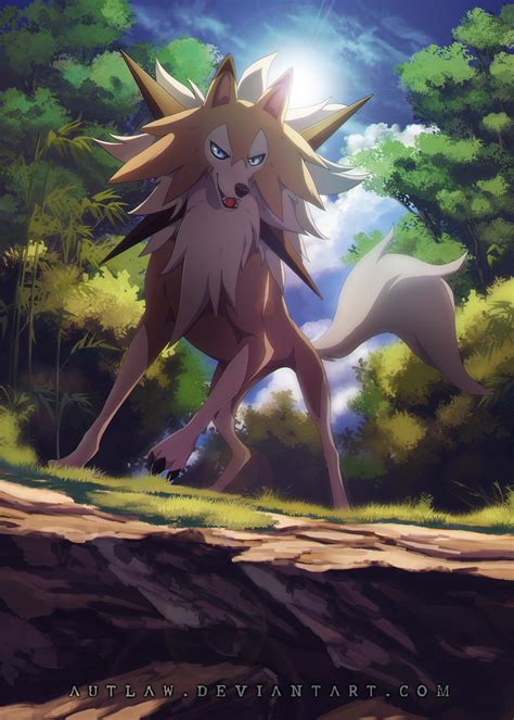 Lycanroc by Autlaw on DeviantArt