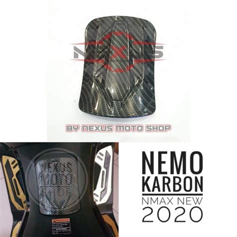 Jual Cover Tangki Bensin Nemo Nmax New Tutup Tangki Bensin Carbon New