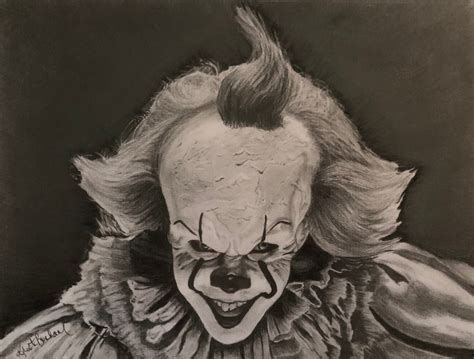 Gangster Clown Drawings In Pencil