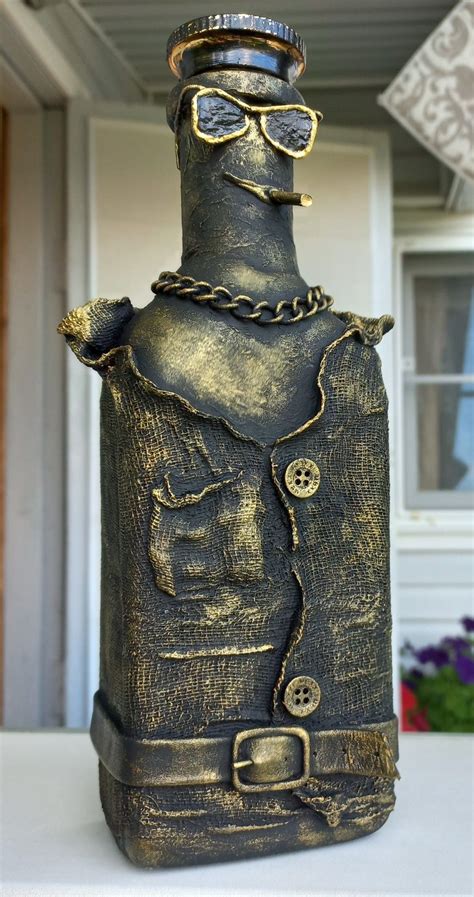 bottle decoration ideas  diy bottle art  simple glass bottle