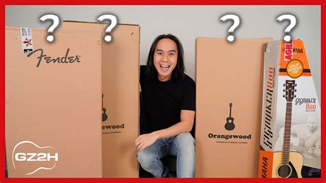 Unboxing 4 Guitars Youtube