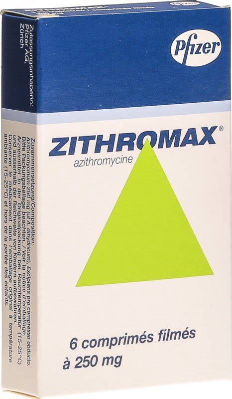 Zithromax 250mg 6 Filmtabletten In Der Adler Apotheke
