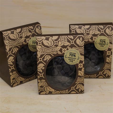 70 Dark Chocolate Buds 100g Whistlers Chocolate
