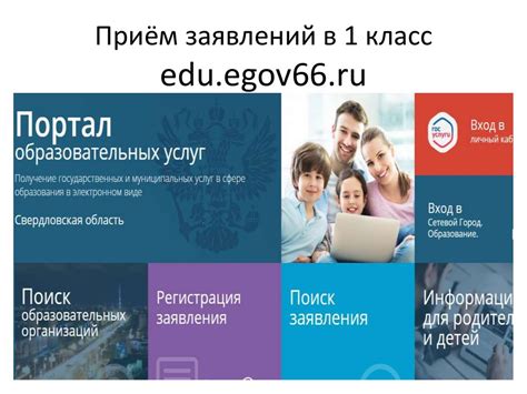 Приём заявлений в 1 класс - презентация онлайн