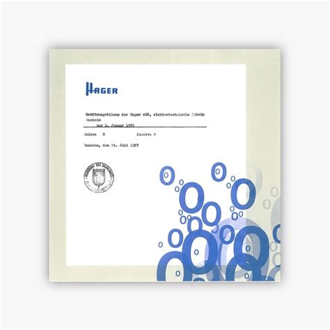 Traditionsunternehmen seit 1926 – Hager Group