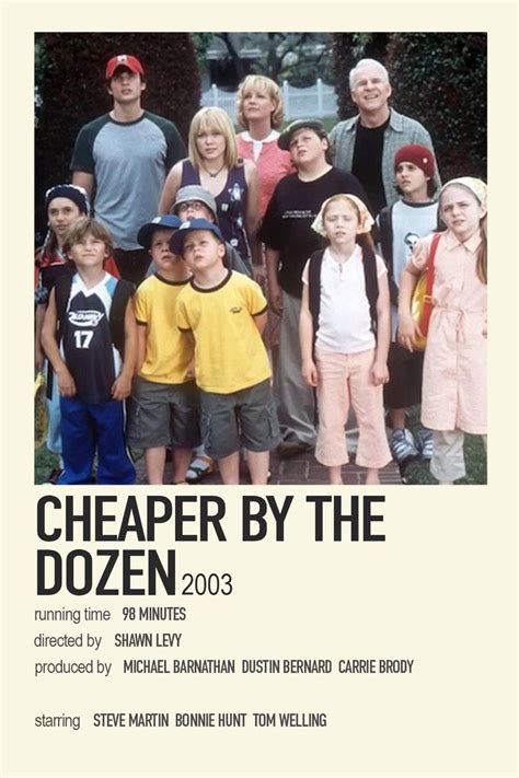 Cheaper By The Dozen Poster