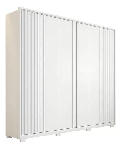 Guarda Roupa Casal Apollo 6 Portas 6 Gavetas Branco Fosco MercadoLivre