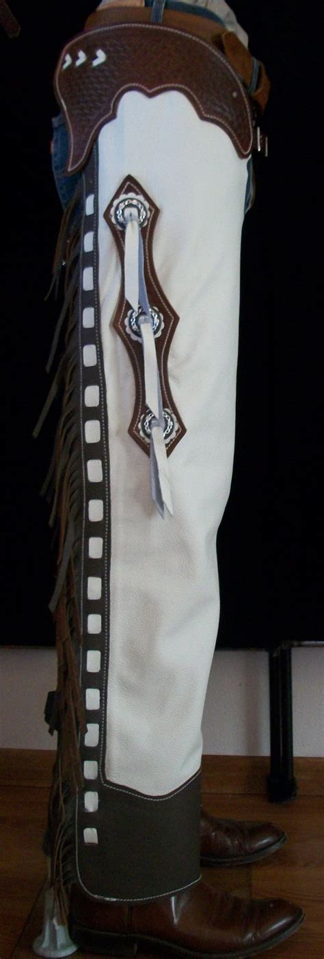 Custom Made Leather Shotgun Chaps Newr Bar K Etsy