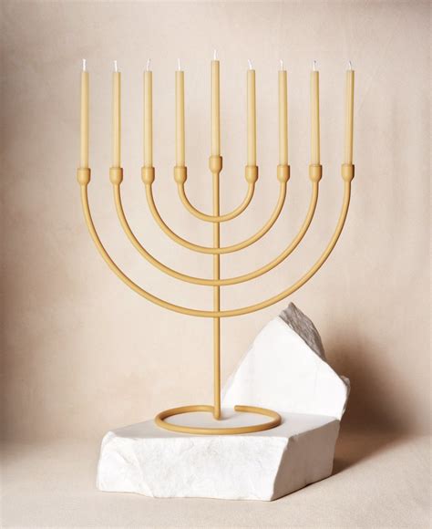 The Best Hanukkah Menorahs Celebrate The Materials Of The Moment From