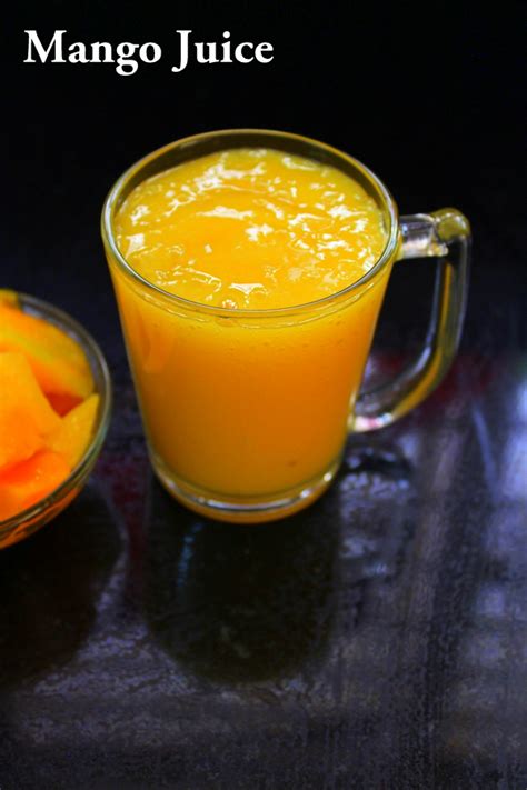 mango juice recipe, mango drink - Yummy Indian Kitchen