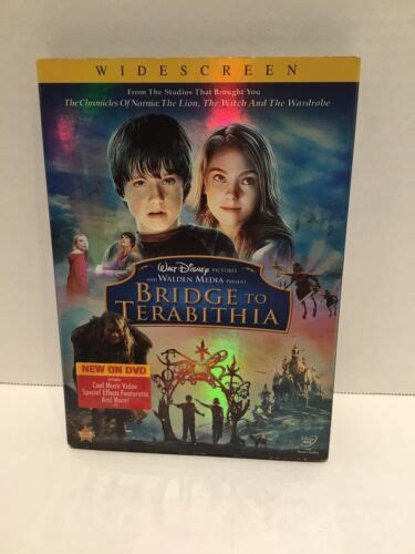 Bridge To Terabithia DVD 2007 Widescreen Walt Disney Free Shipping