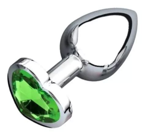 Plug Anal Gema Metal Joya Dilatador Juguete Sexual Meses Sin Inter S