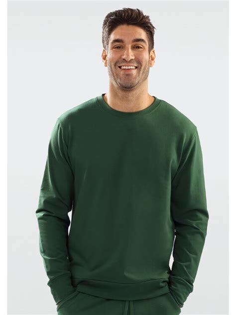 DKaren Lingerie Bluza Justin Męska Zielony Classic Fit Modivo pl