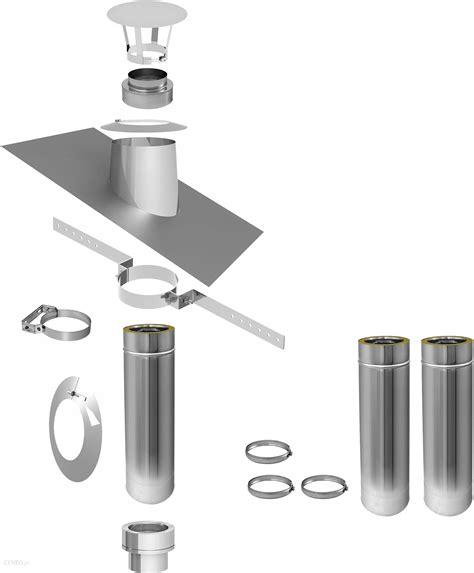 System Kominkowy Tecnovis Gmbh Komin Izolowany Fi Mb Z P Dach