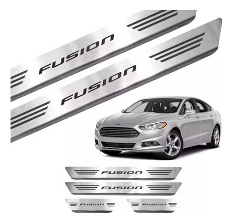 Z Soleira Para Porta Aço Inox Escovado Ford Fusion 2017 Parcelamento