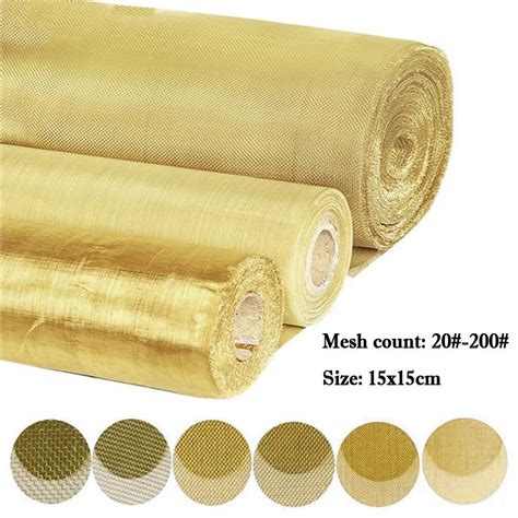 20-200 сеток 15x15 см, латунная тканая проволока, металлическая сетка ...