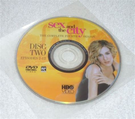 Sex And The City SEASON Disc DVD REPLACEMENT Only Th Fourth Season Four EBay