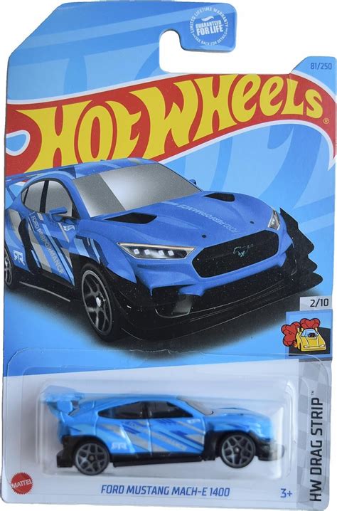 Amazon Hot Wheels Ford Mustang Mach E HW Drag Strip Blue Arts Crafts