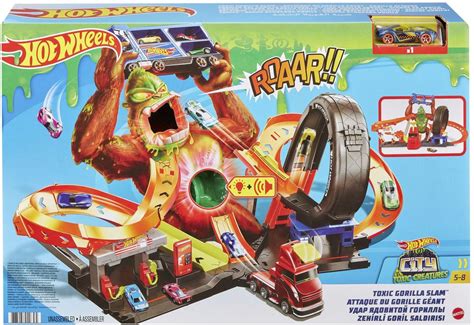 Hot Wheels City Toxic Gorilla Slam Artofit