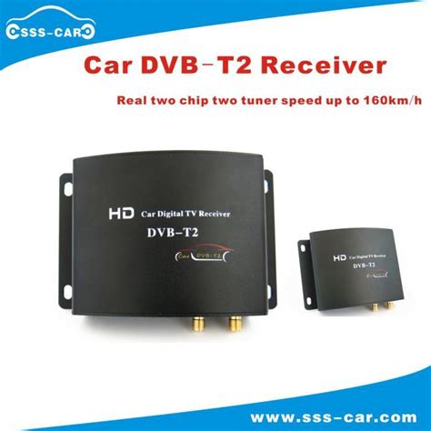 180km H Real Dual Chip Dual Tuner Digital TV Receiver Car DVB T2 Box