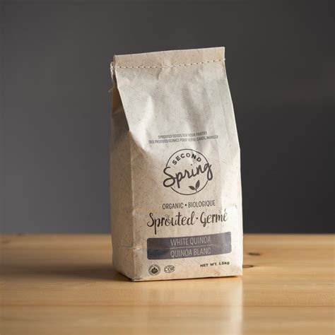 Organic Sprouted White Quinoa Second Spring Foods