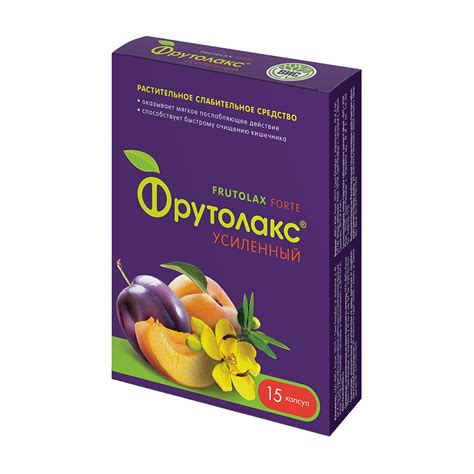 Фрутолакс Усиленный капсулы массой 0,4 г 15 шт - купить, цена и отзывы ...