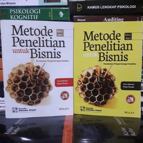 Jual Metode Penelitian Bisnis Edisi 6 Buku 1 Dan 2 Uma Sekaran Shopee