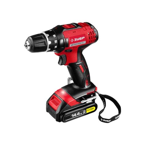 Аккумуляторная дрель-шуруповерт ЗУБР МАСТЕР ДА-14.4-2-Ли КМ2 - выгодная ...