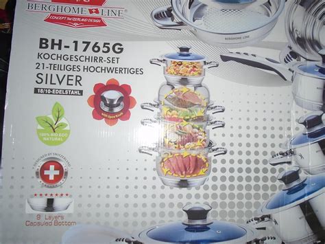 Amazon.com: berghome línea utensilios de cocina Set : Hogar y Cocina