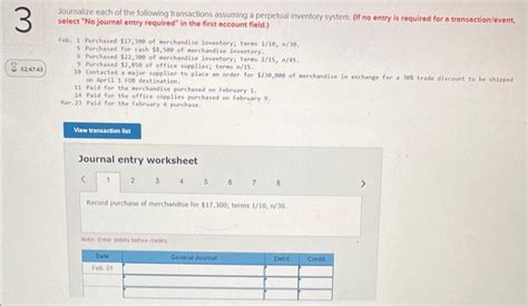 Solved Journalize Each Of The Following Transactions Ass