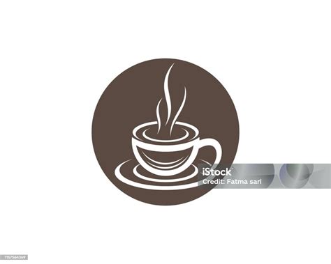 Desain Ilustrasi Simbol Cangkir Kopi Ilustrasi Stok Unduh Gambar