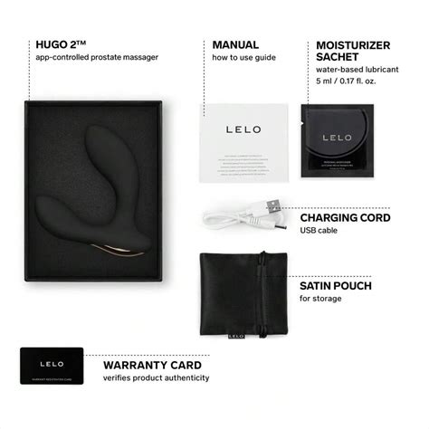 Lelo Lelo Hugo Prostate Vibrator Is Advanced Male Sex Toy With