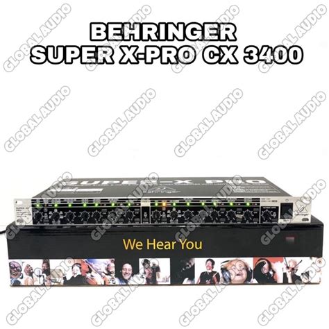 Jual Crossover Behringer Super X Pro Cx 3400 Crosover Super Xpro Cx3400