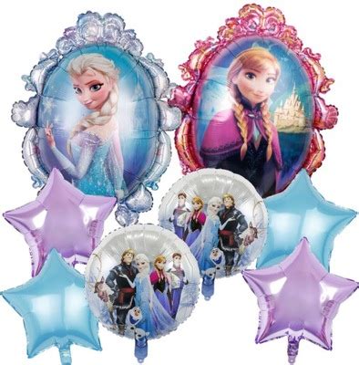 BALONY FROZEN Kraina Lodu ELSA ANNA Urodziny 8 Szt 6864719912