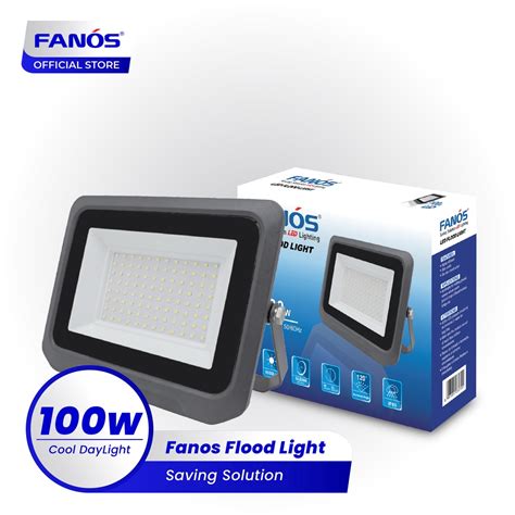 Jual Fanos Flood Light Lampu Sorot Tembak Led W Cool Daylight