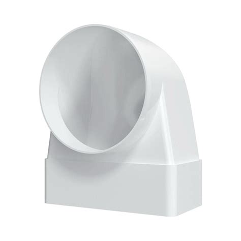 Соединитель угловой 90гр. плоского воздуховода 60х120 с круглым ...