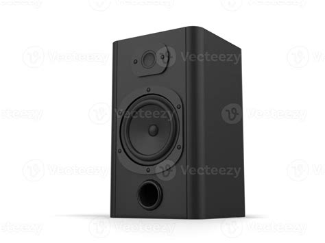 Cool Modern Matte Black Bass Sub Woofer Speaker 31158375 Stock Photo At