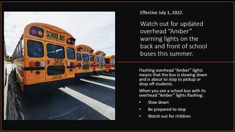 New Amber Lights on School Buses Coming July 2022 - My Big Yellow Bus