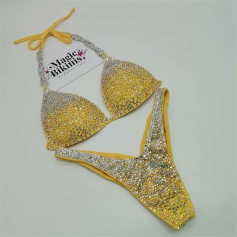 Npc Ifbb Competition Suit Illusions Tie Sides Bikini Suit Etsy Artofit