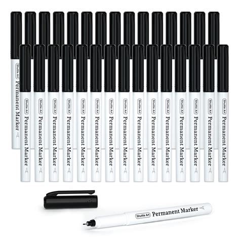 Snapklik.com : Permanent Marker, 30 Pack Ultra Fine Point Black