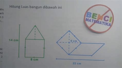 Luas Bangun Datar Gabungan Matematika Sd Youtube