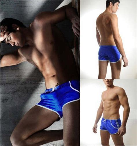 SEOBEAN Men S Swimwear Swim Trunks Boxer Brief Bikini Swimsuit Shorts Short EBay