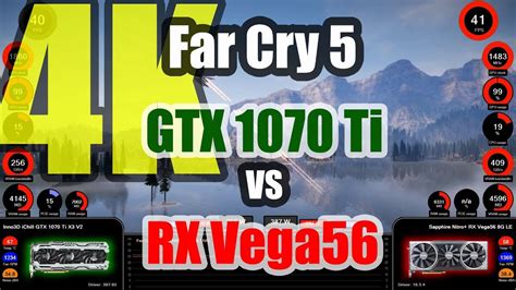 Far Cry 5 4K GeForce GTX 1070 Ti Vs Radeon RX Vega56 YouTube