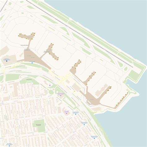 Finding terminals on a new york lga map is surprising