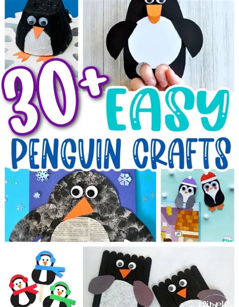 30+ Perfect Penguin Paper Crafts Ideas for Kids to Make - Simple Mom ...