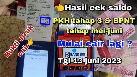 Pkh Hari Ini Hasil Cek Saldo Pkh Bpnt Tahap Mei Juni Tgl Juni